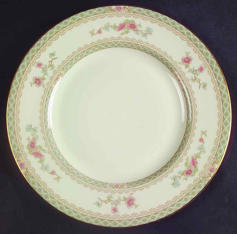 Legacy (Pink Flowers) Salad Plate by Minton-1