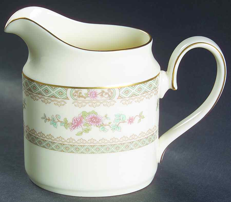 Legacy (Pink Flowers) Creamer by Minton-1