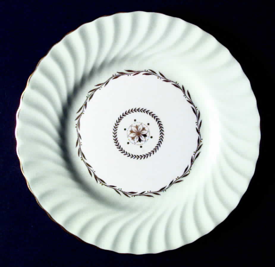 Legacy (Green Swirl Rim) Salad Plate by Minton-1