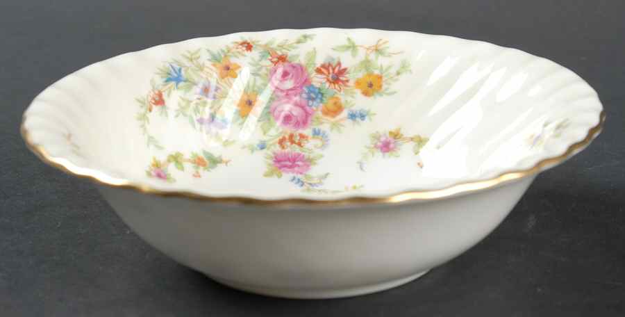 Lorraine (#S561, Cream Border) Coupe Cereal Bowl by Minton-1