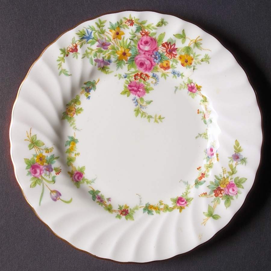 Lorraine (#S560, White Border) Bread & Butter Plate by Minton-1