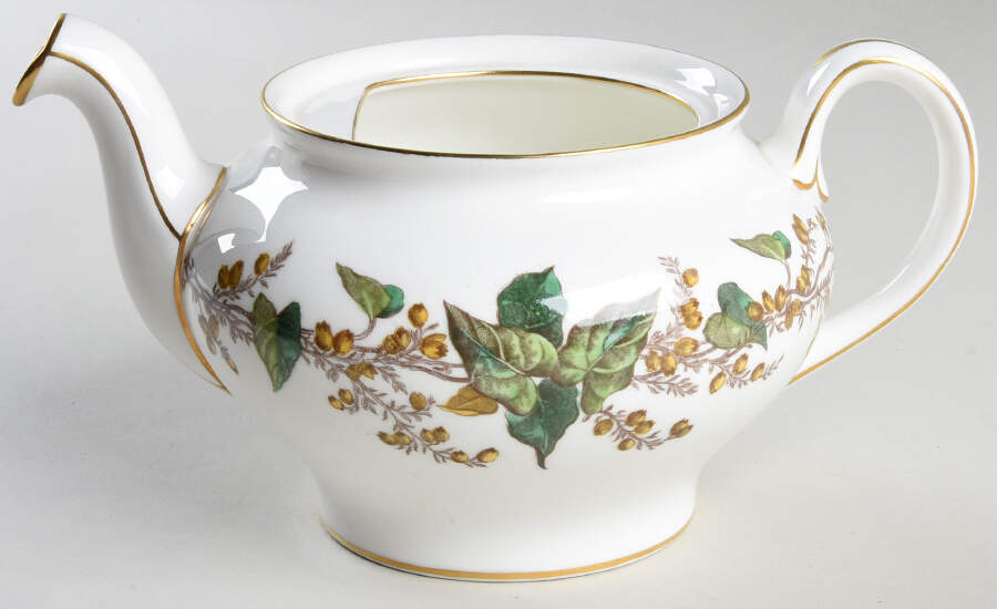 Lothian (Wreath Backstamp) Teapot No Lid by Minton-1