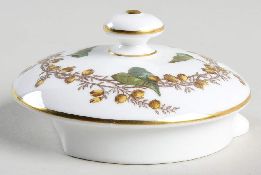 Lothian (Wreath Backstamp) Lid for Teapot by Minton-1