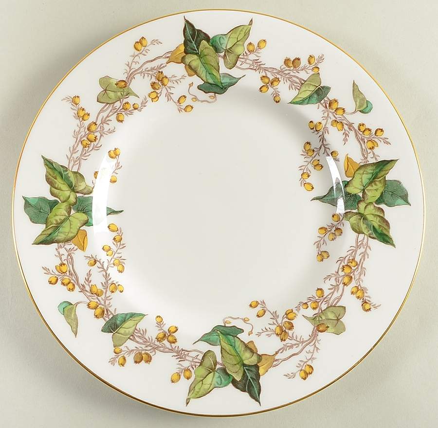 Lothian (Wreath Backstamp) Luncheon Plate by Minton-1