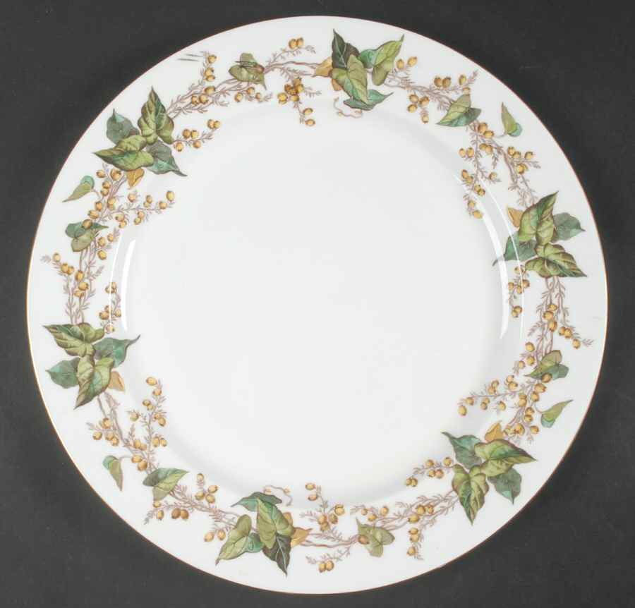 Lothian (Wreath Backstamp) 12" Chop Plate (Round Platter) by Minton-1