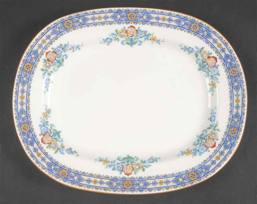 Luxor 10" Oval Serving Platter by Minton-1