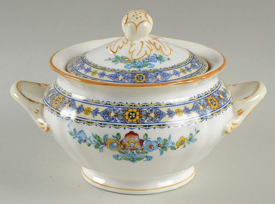 Luxor Sugar Bowl & Lid by Minton-1