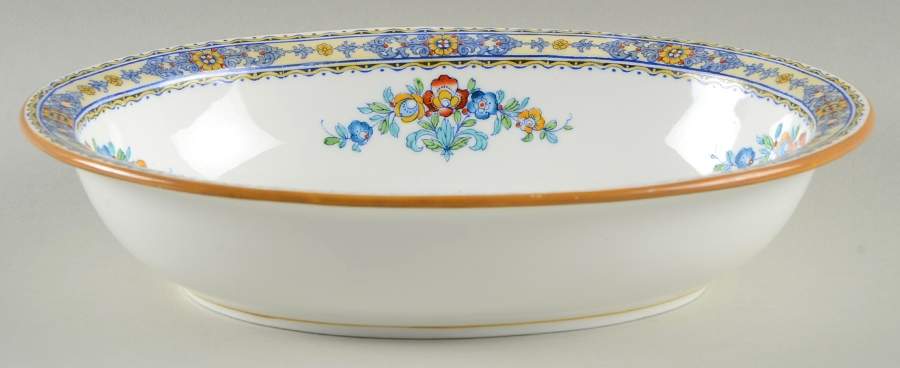 Luxor 9" Oval Vegetable Bowl by Minton-1