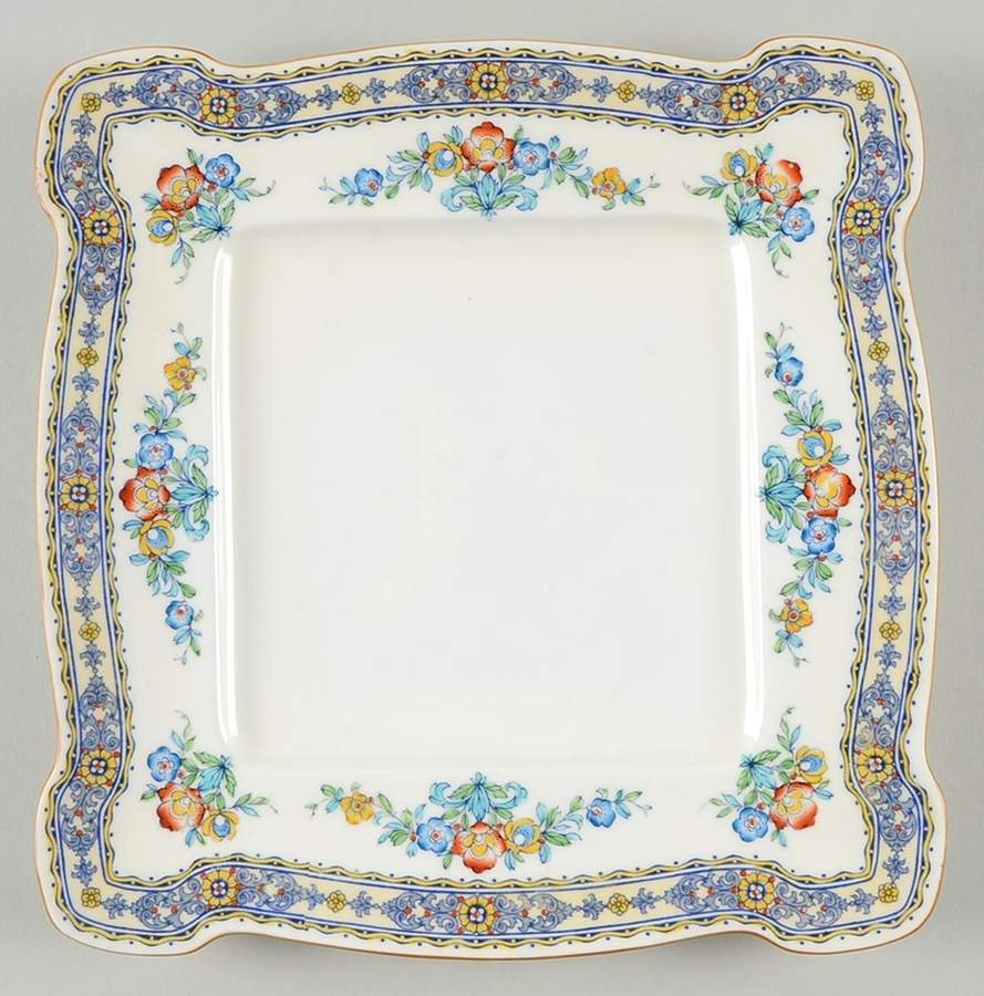 Luxor Square Cake Plate by Minton-1