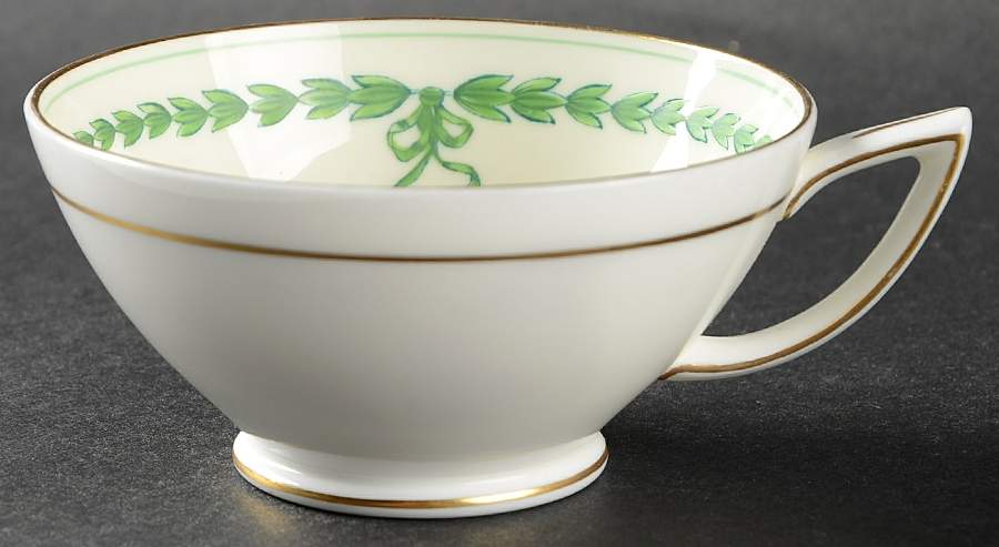 Lyre Green Footed Cup by Minton-1