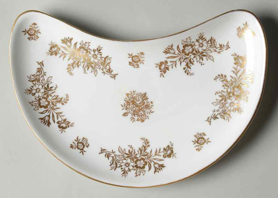 Marlow Gold Crescent Salad Plate by Minton-1