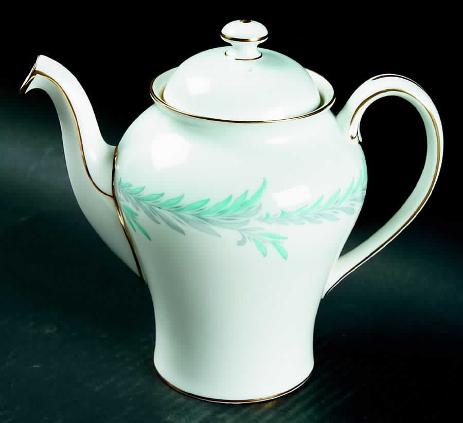 Malta Blue Coffee Pot & Lid by Minton-1