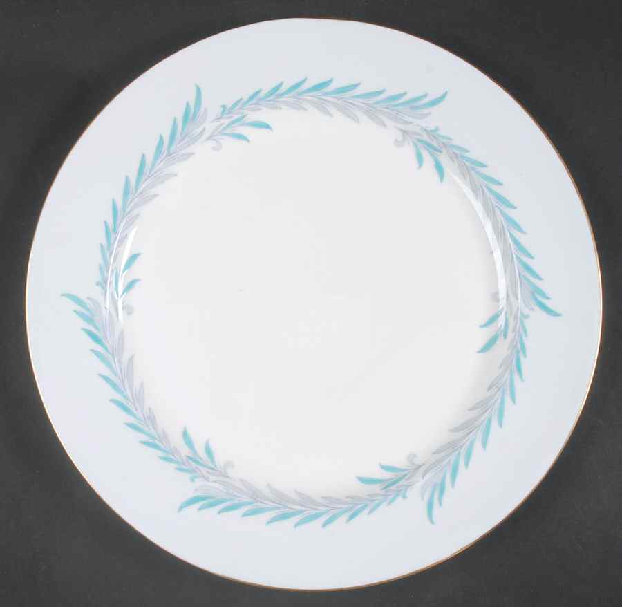 Malta Blue 12" Chop Plate (Round Platter) by Minton-1