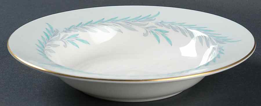 Malta Blue Rim Soup Bowl by Minton-1