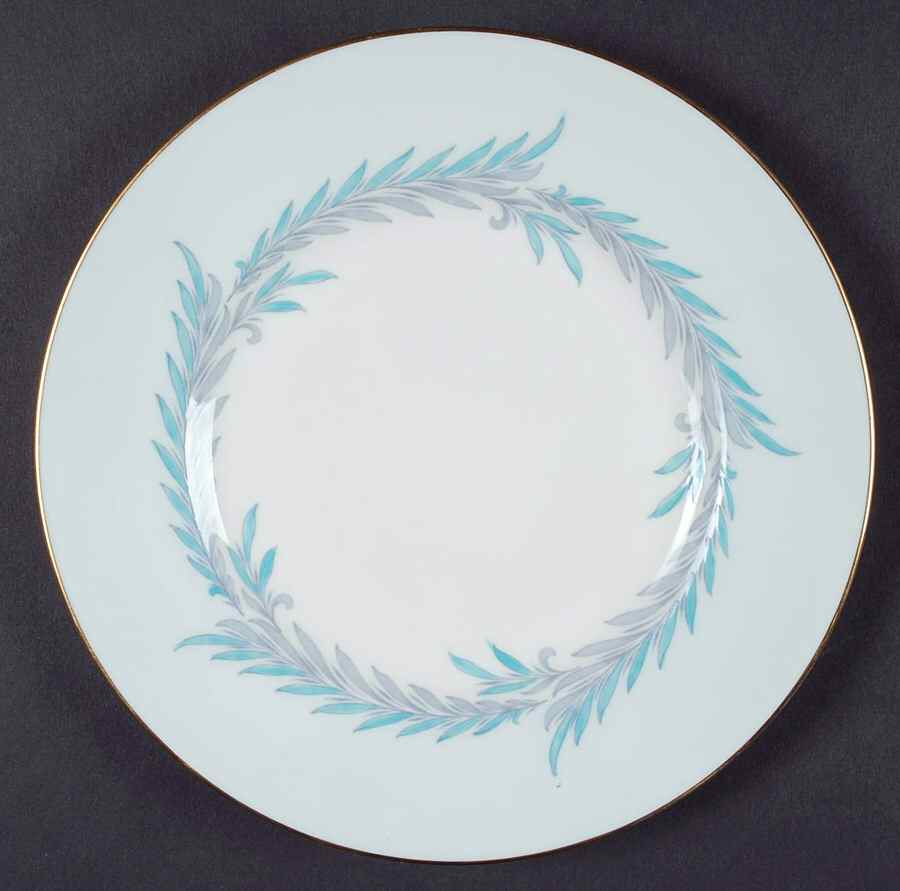 Malta Blue Salad Plate by Minton-1