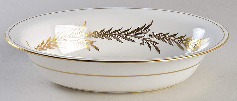 Malta Gold (H4901) 10" Oval Vegetable Bowl by Minton-1