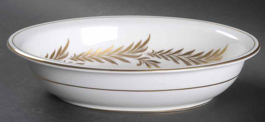 Malta Gold (H4901) 9" Oval Vegetable Bowl by Minton-1