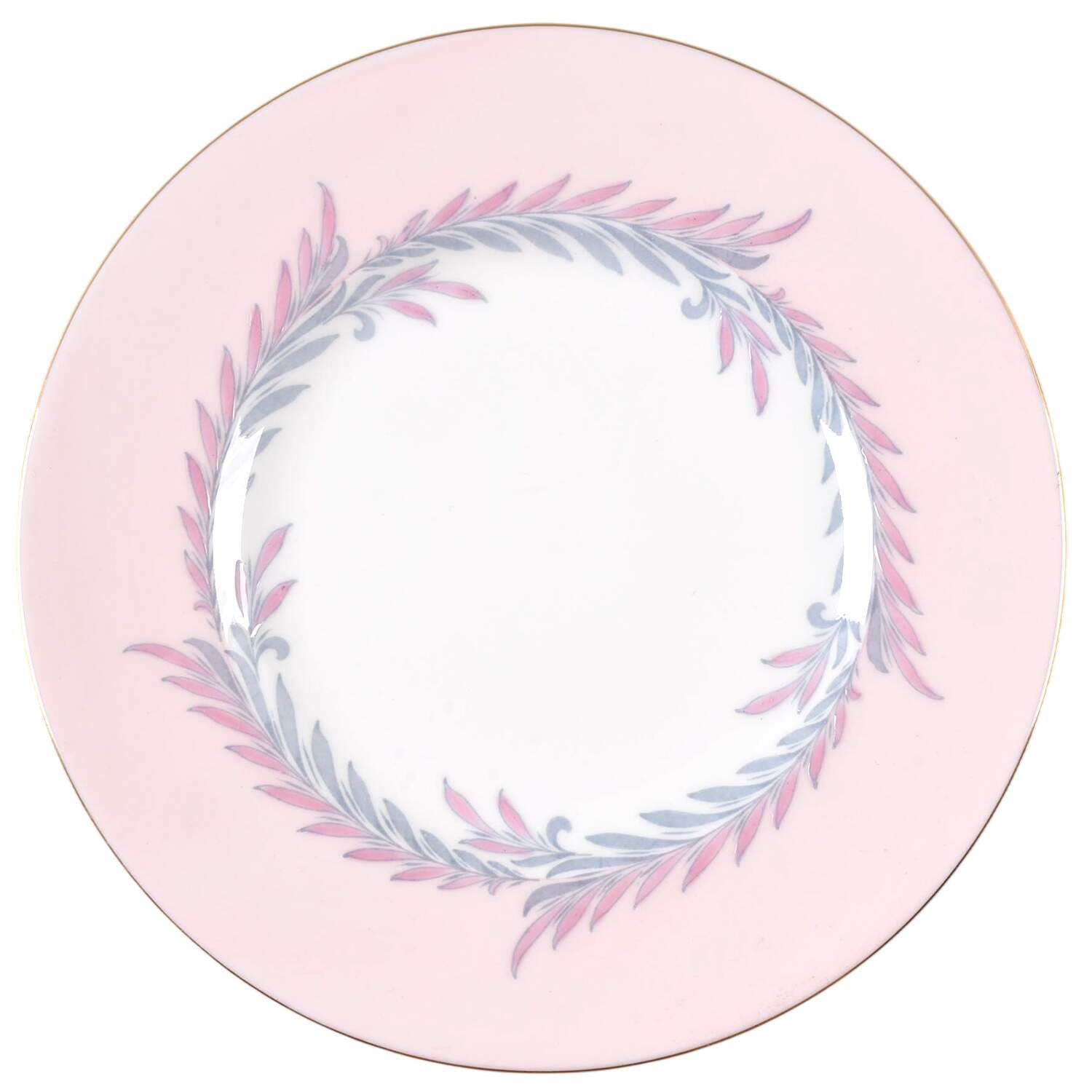 Malta Pink Salad Plate by Minton-1
