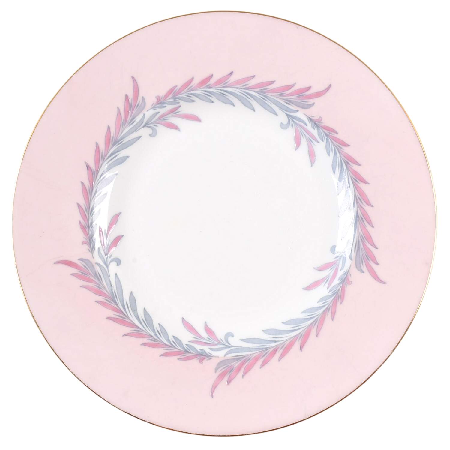 Malta Pink Luncheon Plate by Minton-1