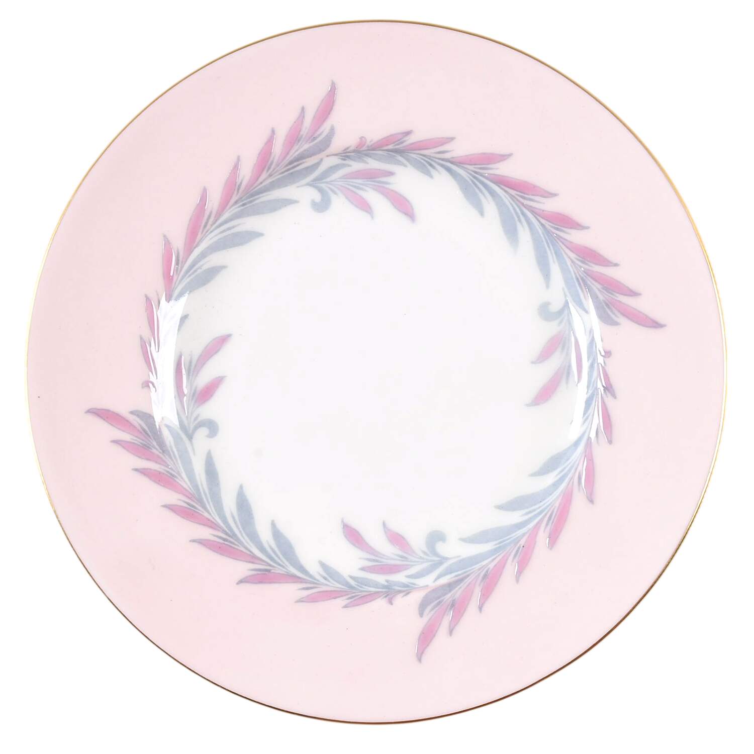 Malta Pink Bread & Butter Plate by Minton-1