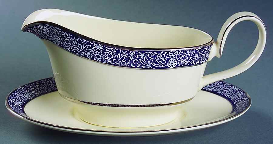 Mandeville Gravy Boat & Underplate by Minton-1