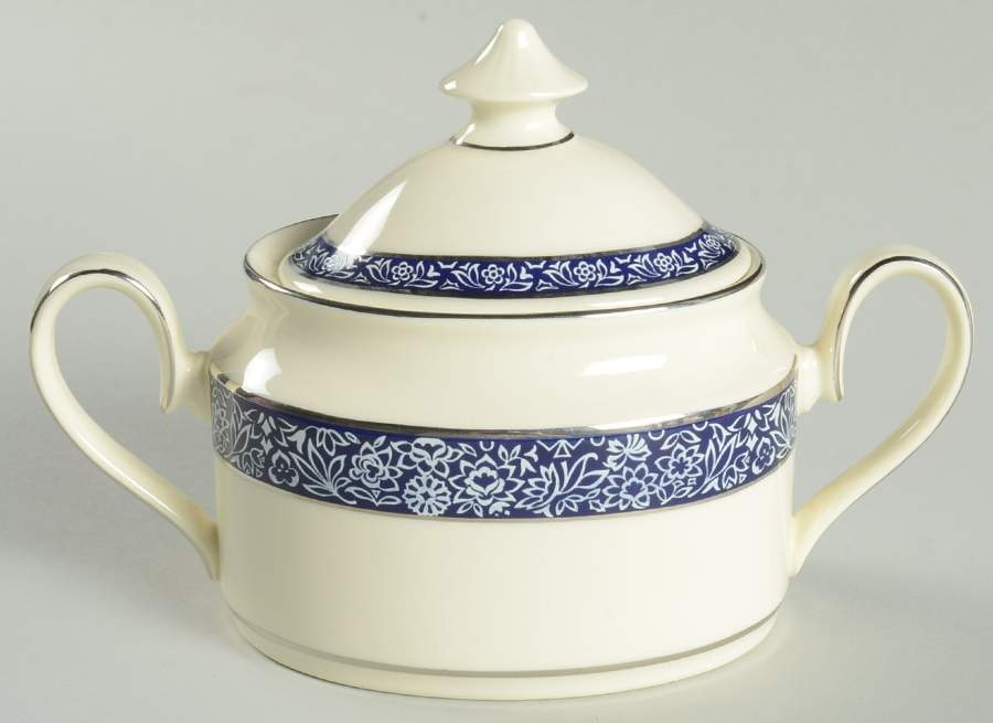 Mandeville Sugar Bowl & Lid by Minton-1
