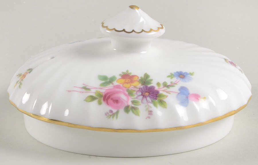 Marlow (Older, Globe Backstamp) Lid for Teapot by Minton-1