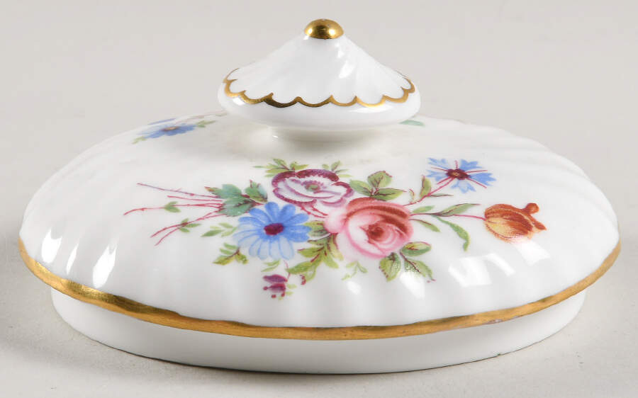 Marlow (Older, Globe Backstamp) Lid for Sugar Bowl by Minton-1