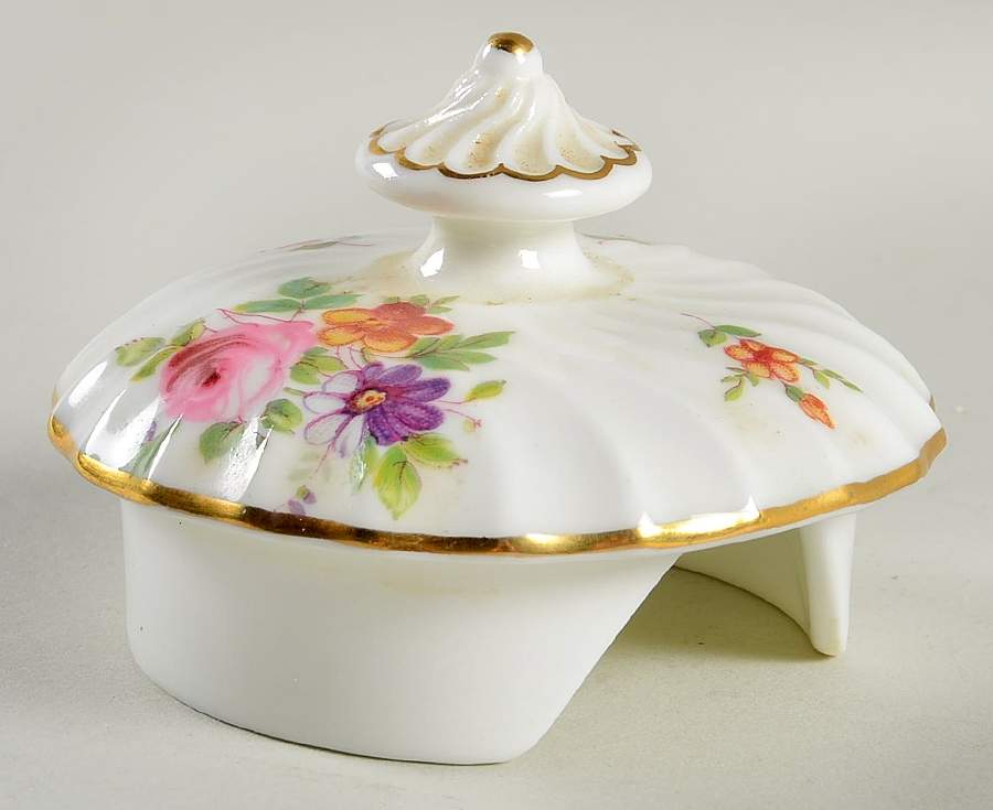 Marlow (Older, Globe Backstamp) Lid for Hot Water Jug by Minton-1