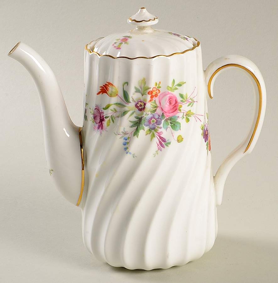 Marlow (Older, Globe Backstamp) Individual Coffee Pot & Lid by Minton-1