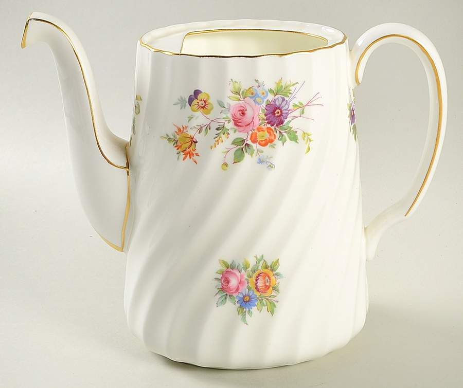 Marlow (Older, Globe Backstamp) Small Coffee Pot No Lid by Minton-1
