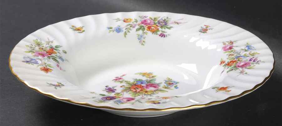 Marlow (Older, Globe Backstamp) Large Rim Soup Bowl by Minton-1