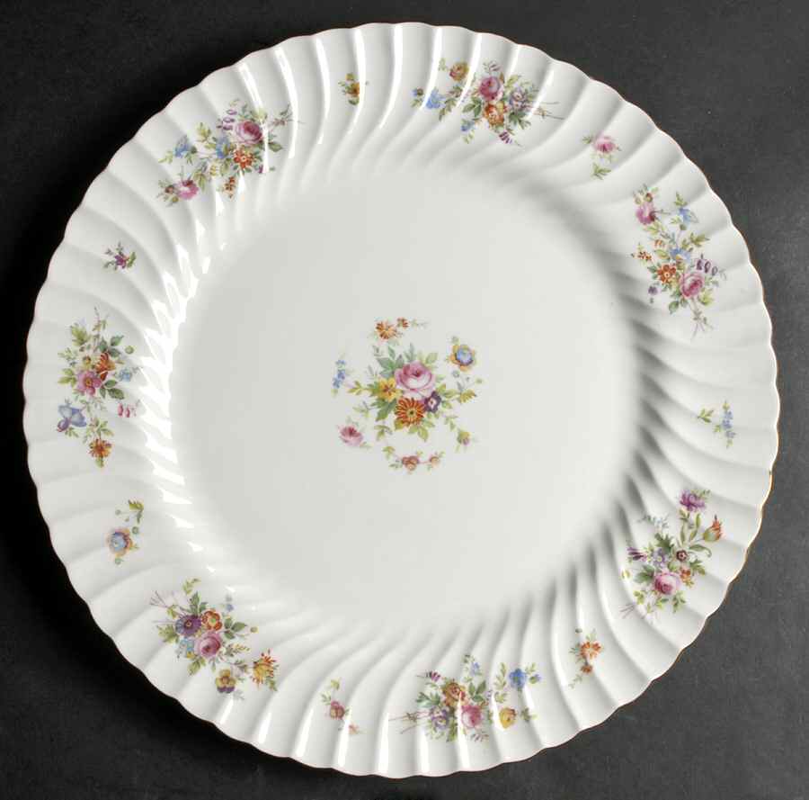 Marlow (Older, Globe Backstamp) 15" Chop Plate (Round Platter) by Minton-1