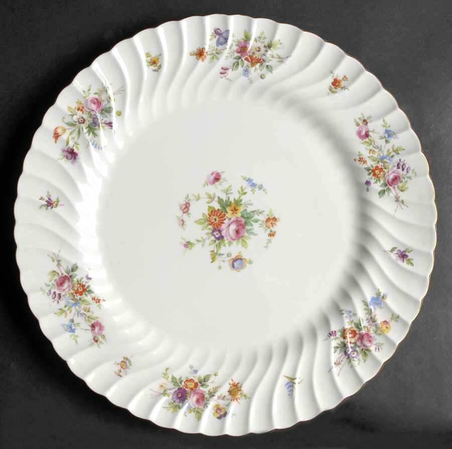 Marlow (Older, Globe Backstamp) 13" Chop Plate (Round Platter) by Minton-1