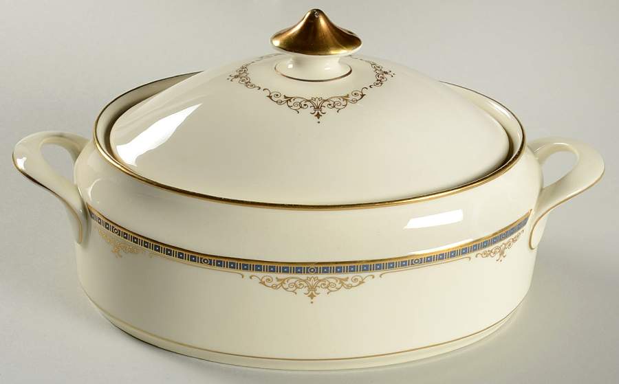 Marlborough Oval Covered Vegetable by Minton-1