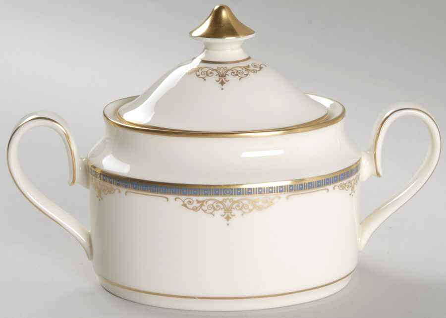 Marlborough Sugar Bowl & Lid by Minton-1