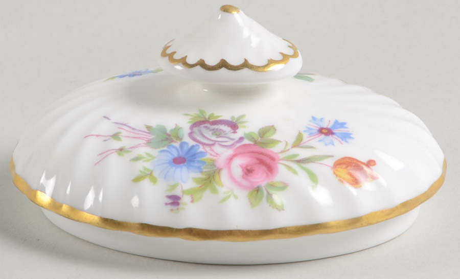 Marlow (Newer, Wreath Backstamp) Lid for Sugar Bowl by Minton-1
