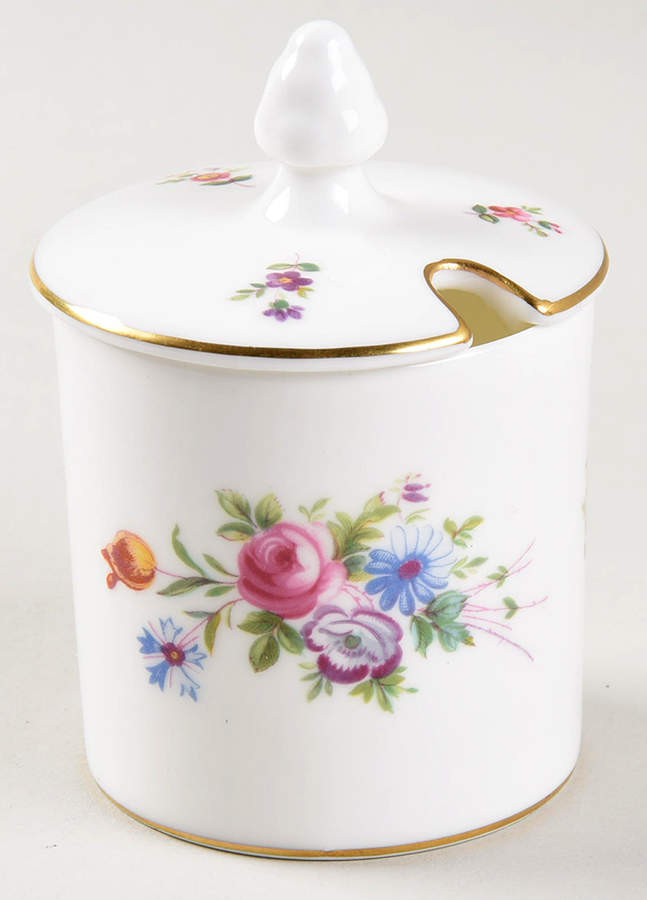 Marlow (Newer, Wreath Backstamp) Jam/Jelly & Lid by Minton-1