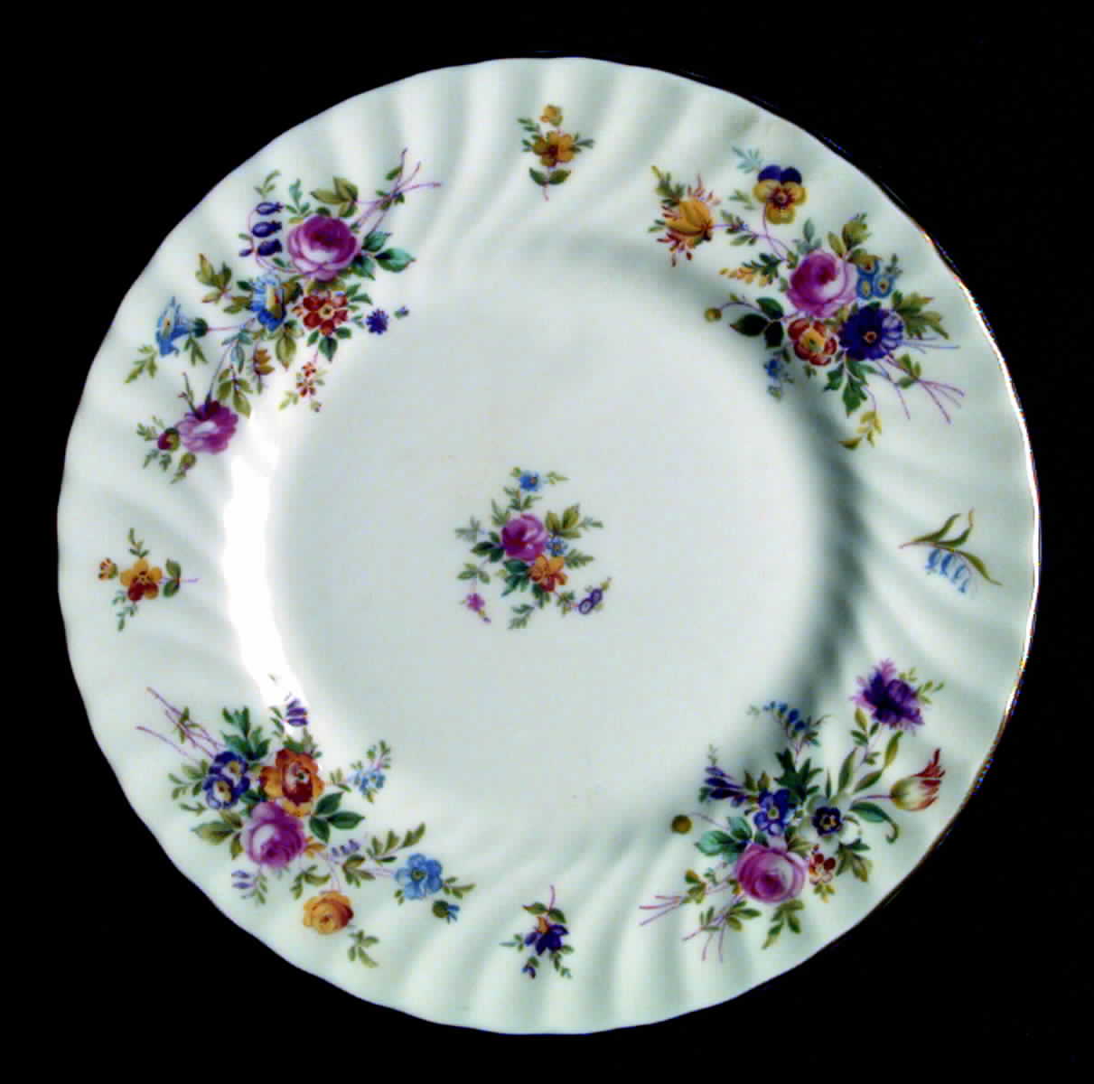 Marlow (Newer, Wreath Backstamp) Salad Plate by Minton-1