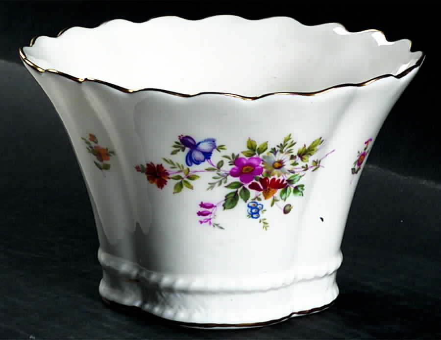 Marlow (Newer, Wreath Backstamp) Petal Centerpiece by Minton-1