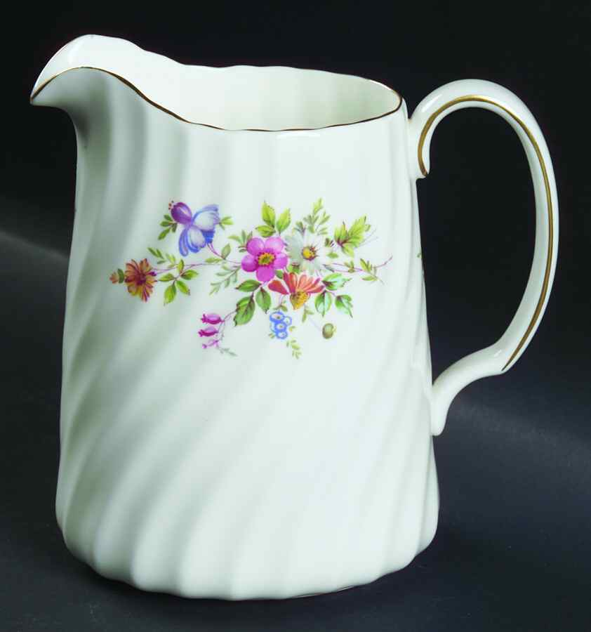 Marlow (Newer, Wreath Backstamp) 20 Oz Pitcher by Minton-1