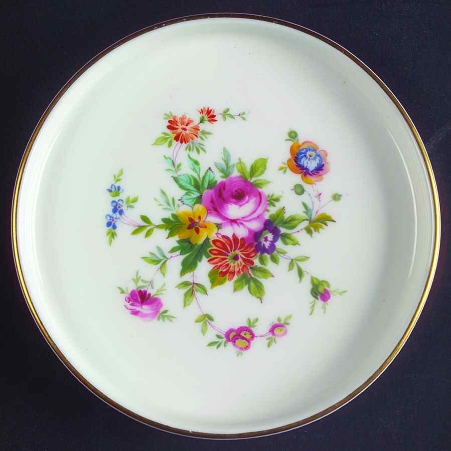 Marlow (Newer, Wreath Backstamp) Wine Bottle Coaster by Minton-1
