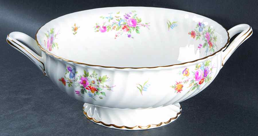 Marlow (Newer, Wreath Backstamp) Centerpiece by Minton-1