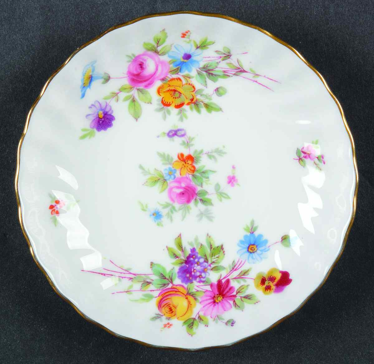 Marlow (Newer, Wreath Backstamp) Coaster by Minton-1