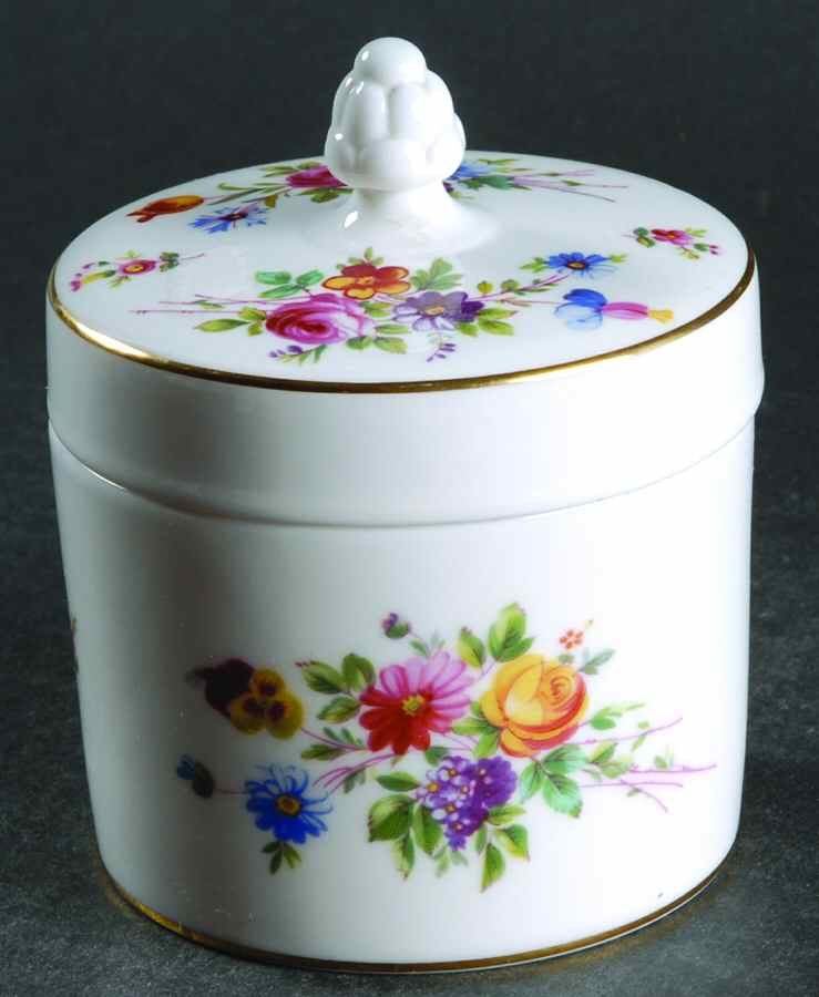 Marlow (Newer, Wreath Backstamp) Small Candy Box by Minton-1