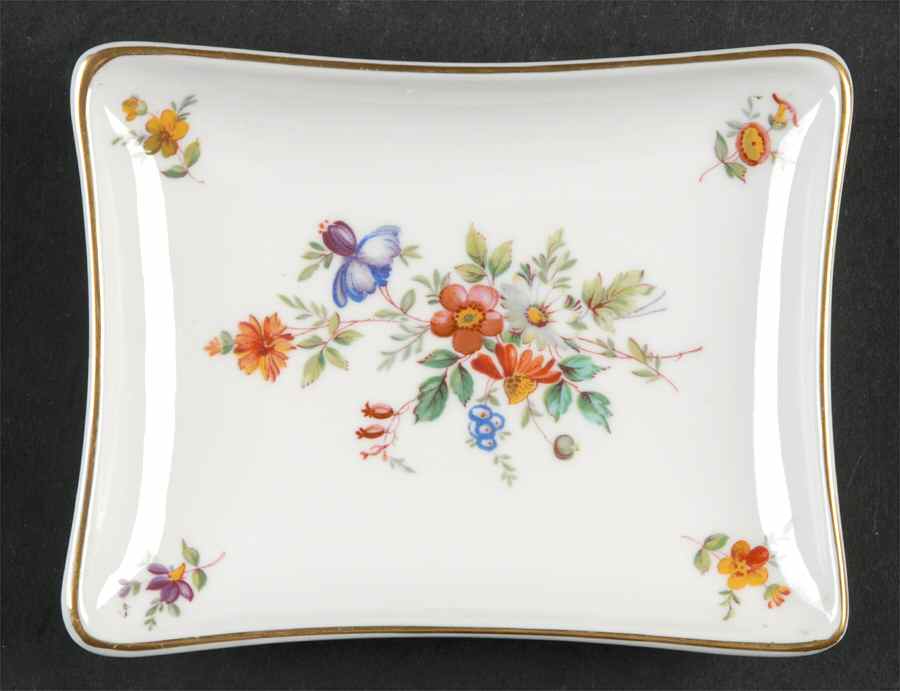 Marlow (Newer, Wreath Backstamp) Silver Tray by Minton-1