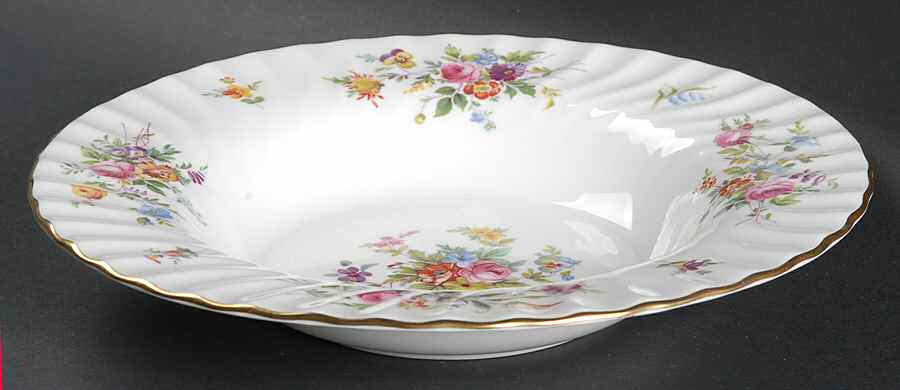 Marlow (Newer, Wreath Backstamp) Rim Soup Bowl by Minton-1