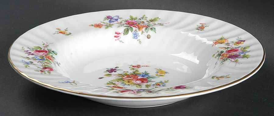 Marlow (Newer, Wreath Backstamp) Large Rim Soup Bowl by Minton-1