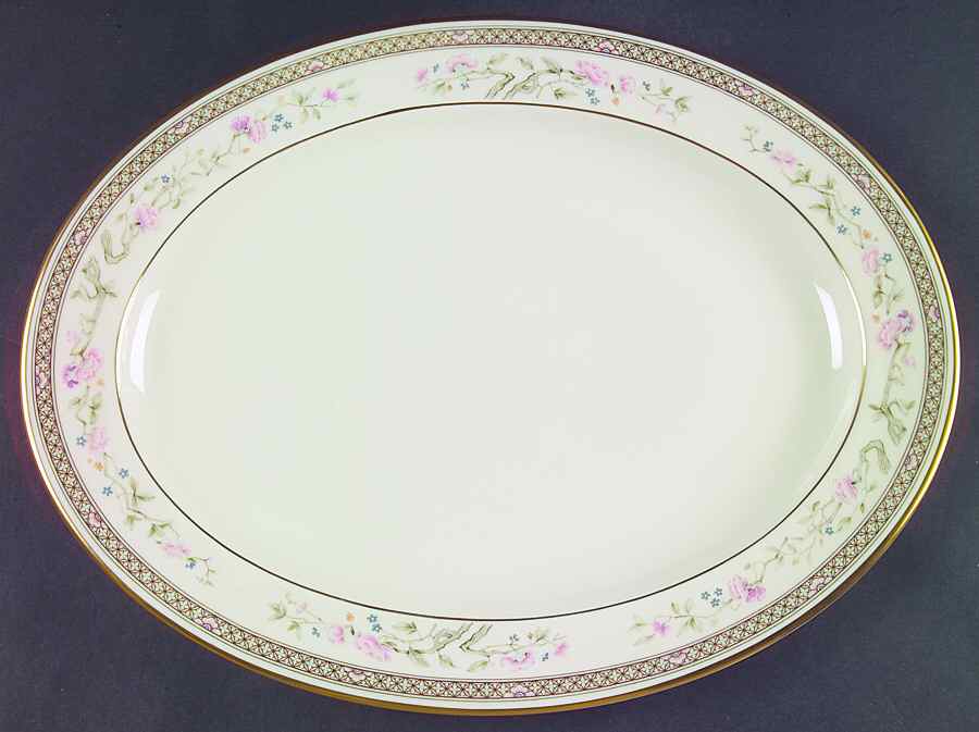 Marquesa 16" Oval Serving Platter by Minton-1