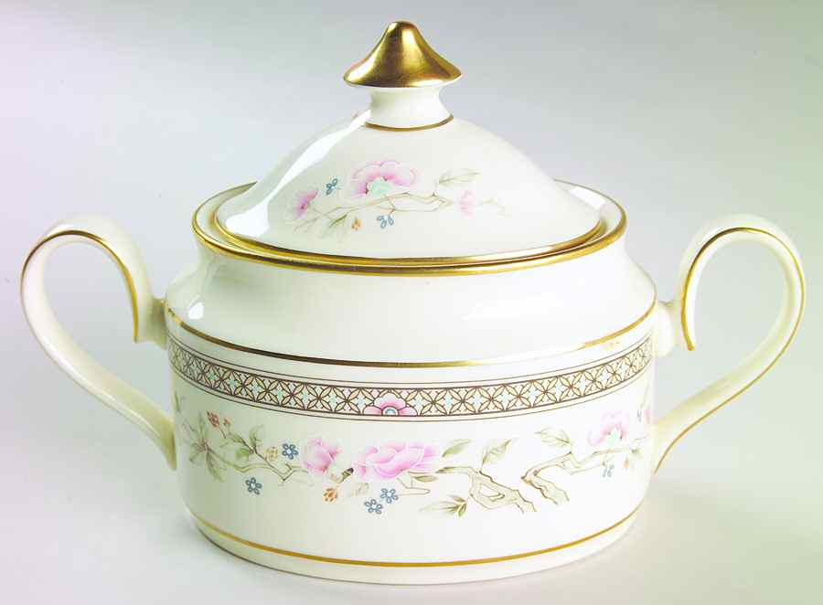 Marquesa Sugar Bowl & Lid by Minton-1